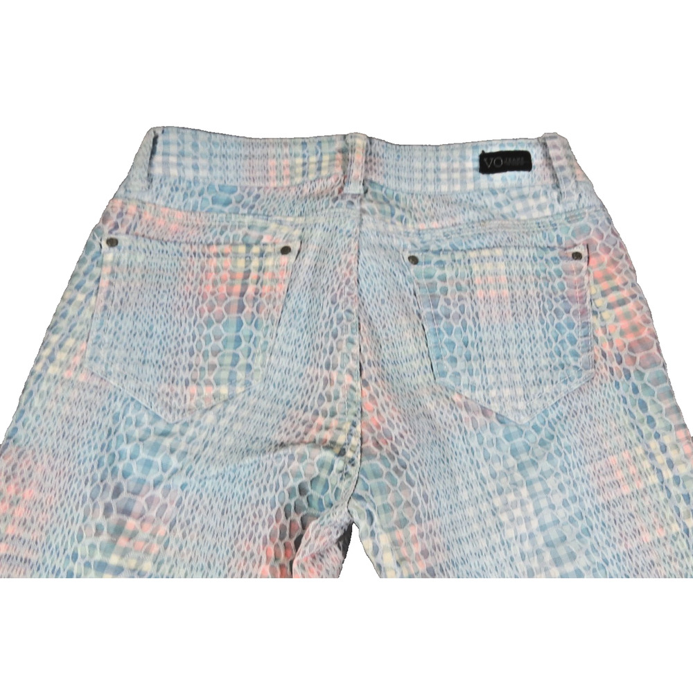 VO Jeans LA Womens 29x29 Pastel Patchwork Skinny‎ Y2K Festival Pants Chic Vibewr